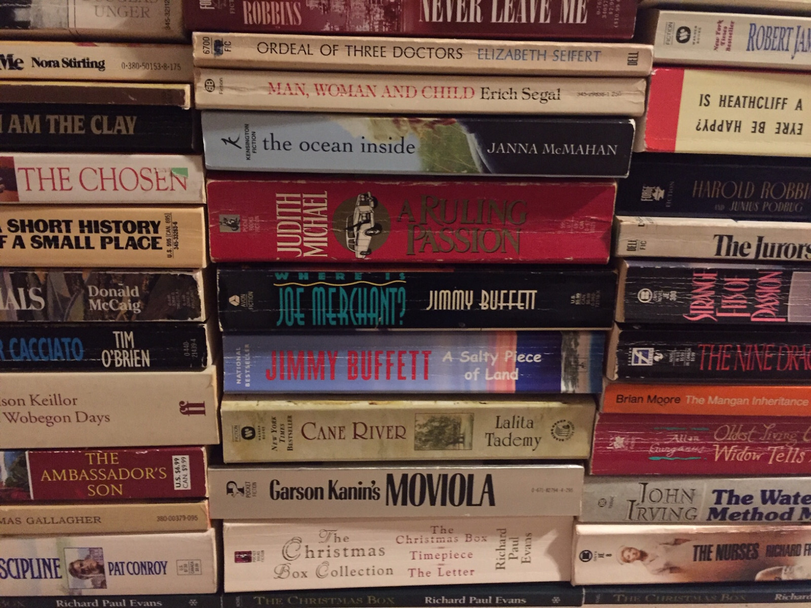 Lot of 10 General Fiction Paperbacks Random Mix of Books