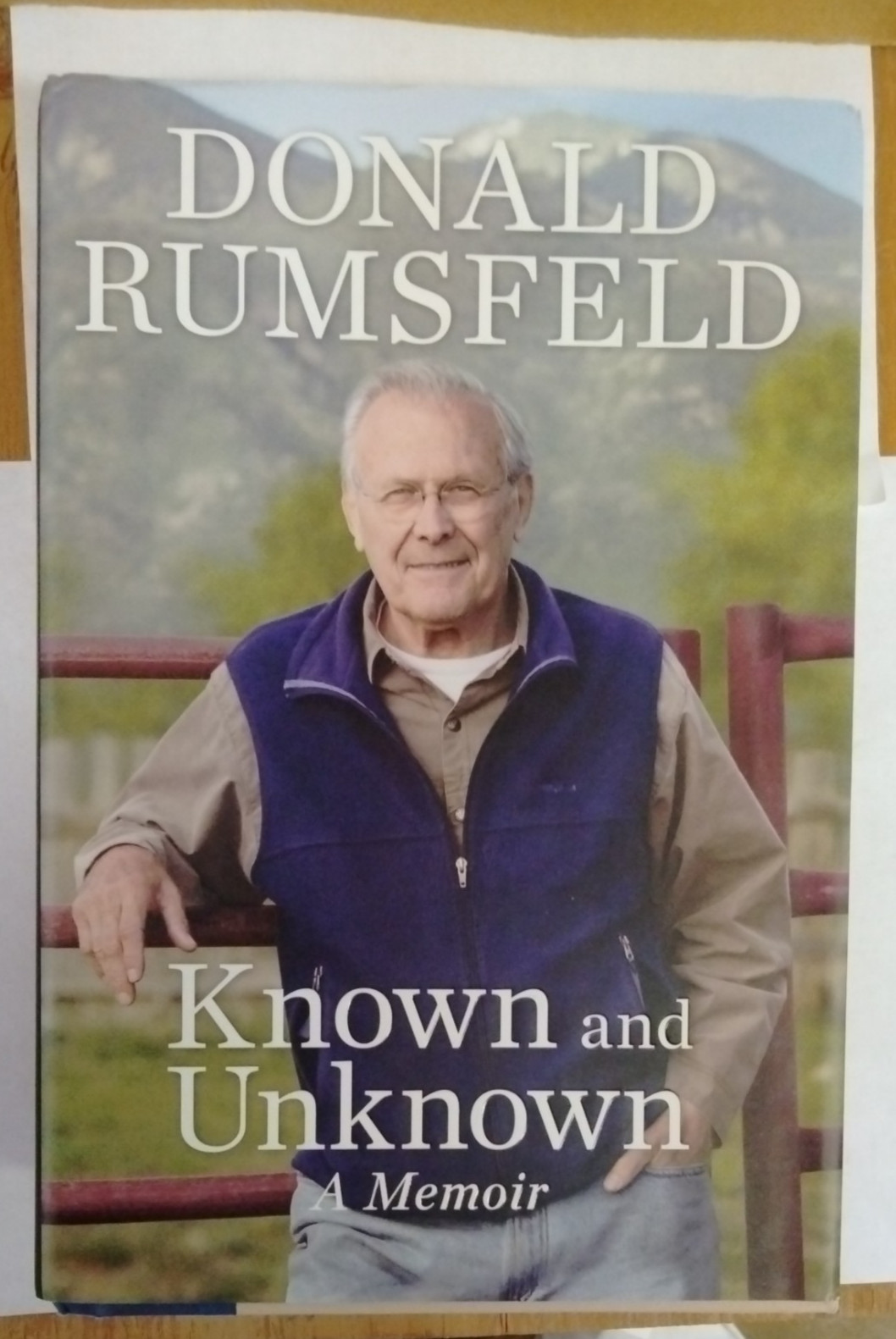 book lot: two autographed autobigraphies – Ted Cruz and Donald Rumsfeld, NM, HC