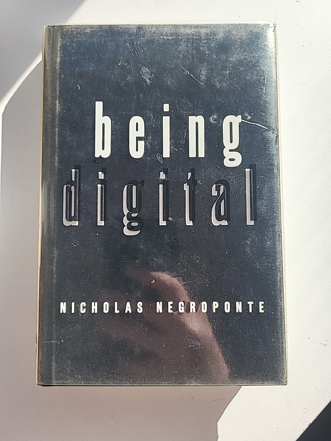 Being Digital Book HC/DJ 1st Edition 1995 Technology by Nicholas Negroponte FS