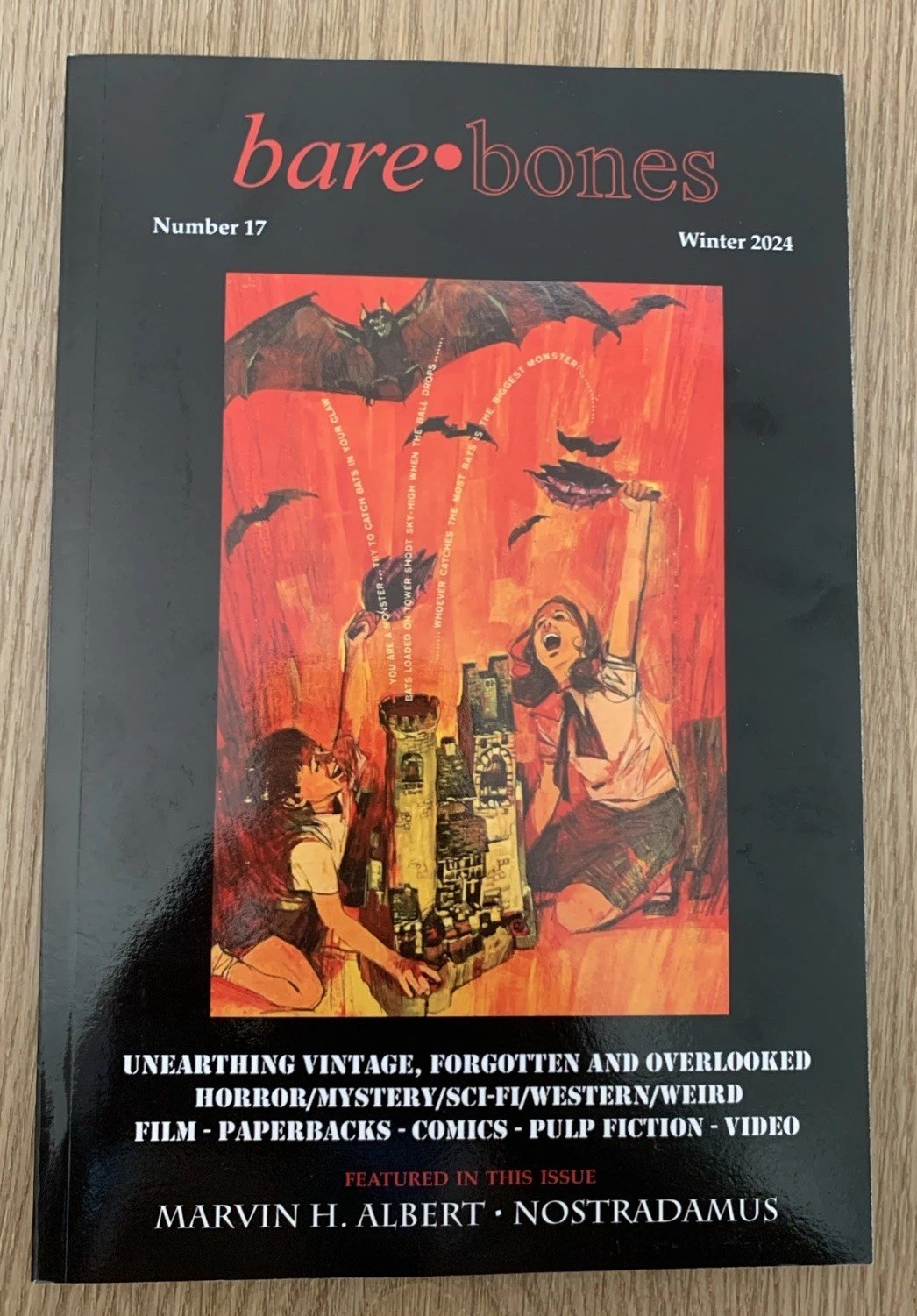 Bare Bones 17 Robles’ Nostradamus! Fanzine History! Schow Splatterpunk Awards!