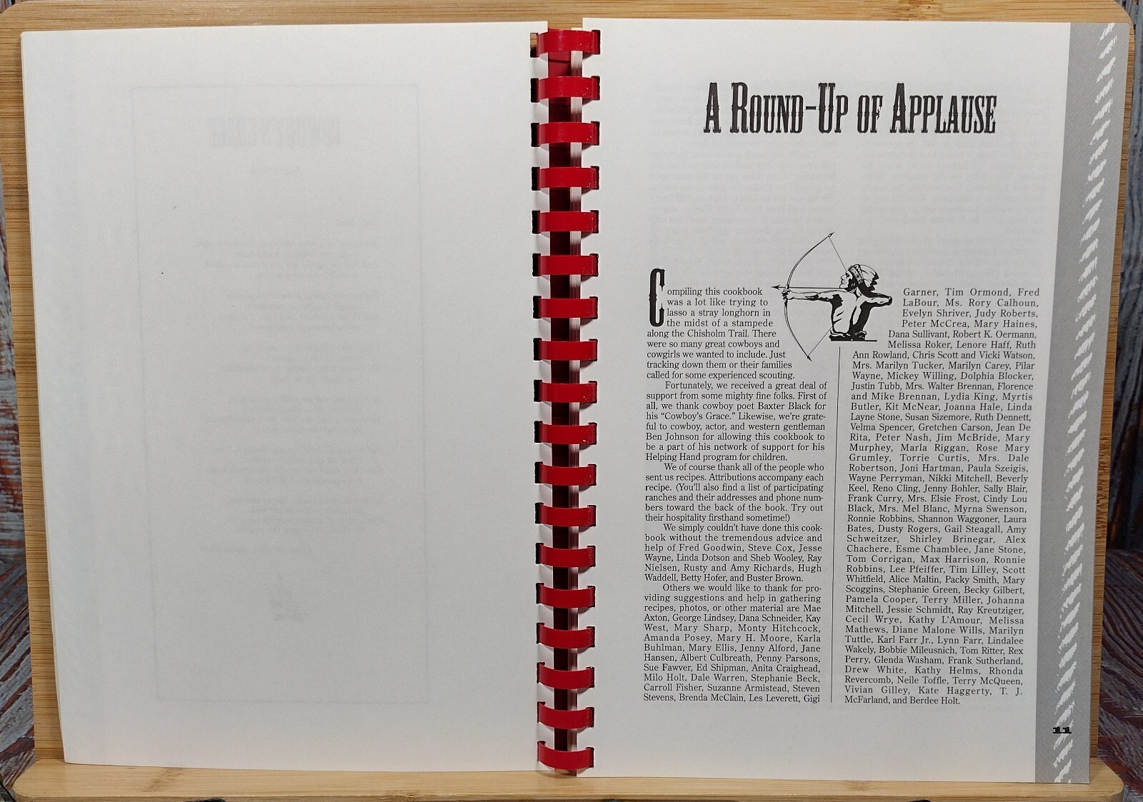 The All-American Cowboy Cookbook by Ken Beck & Jim Clark (1995, Spiral)