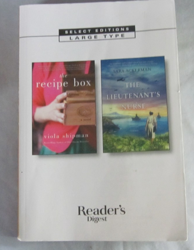 Lot 5: Reader’s Digest Select Editions Large Type Paperback Book – See Details