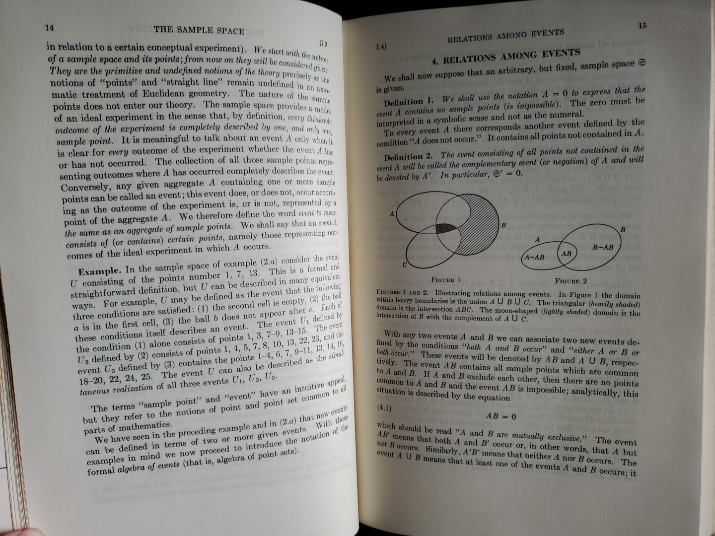 Feller Introduction to Probability Theory Vol 1 2nd Ed 1965 Wiley HC