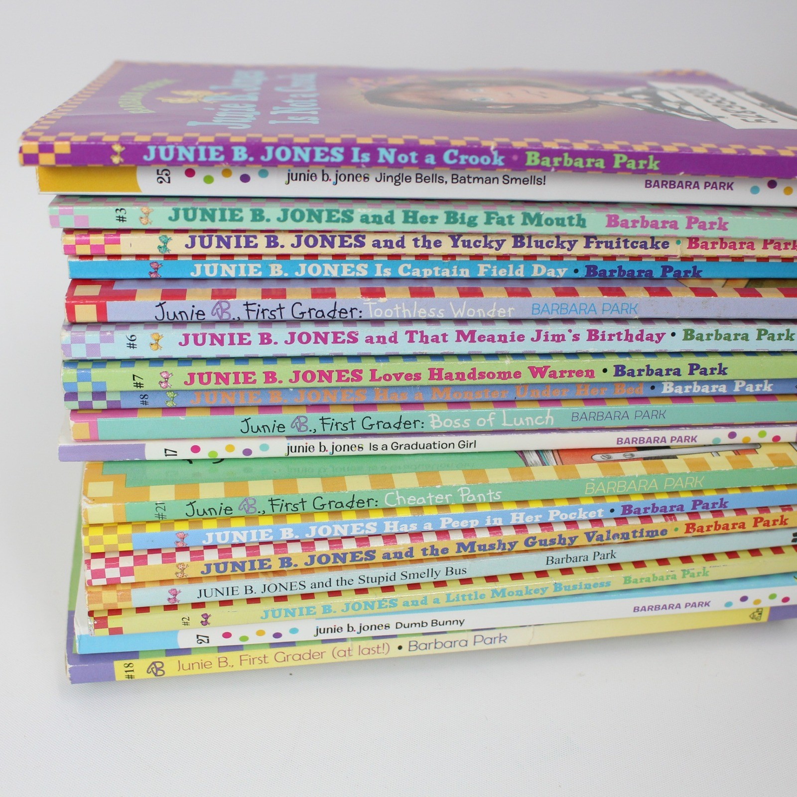 Junie B. Jones Barbara Park Book Lot 19 Paperback Scholastic Childrens Series