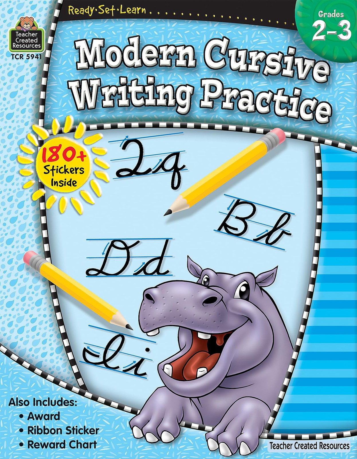 Ready-Set-Learn: Modern Cursive Writing Practice Grd 2-3 – paperback Teacher…
