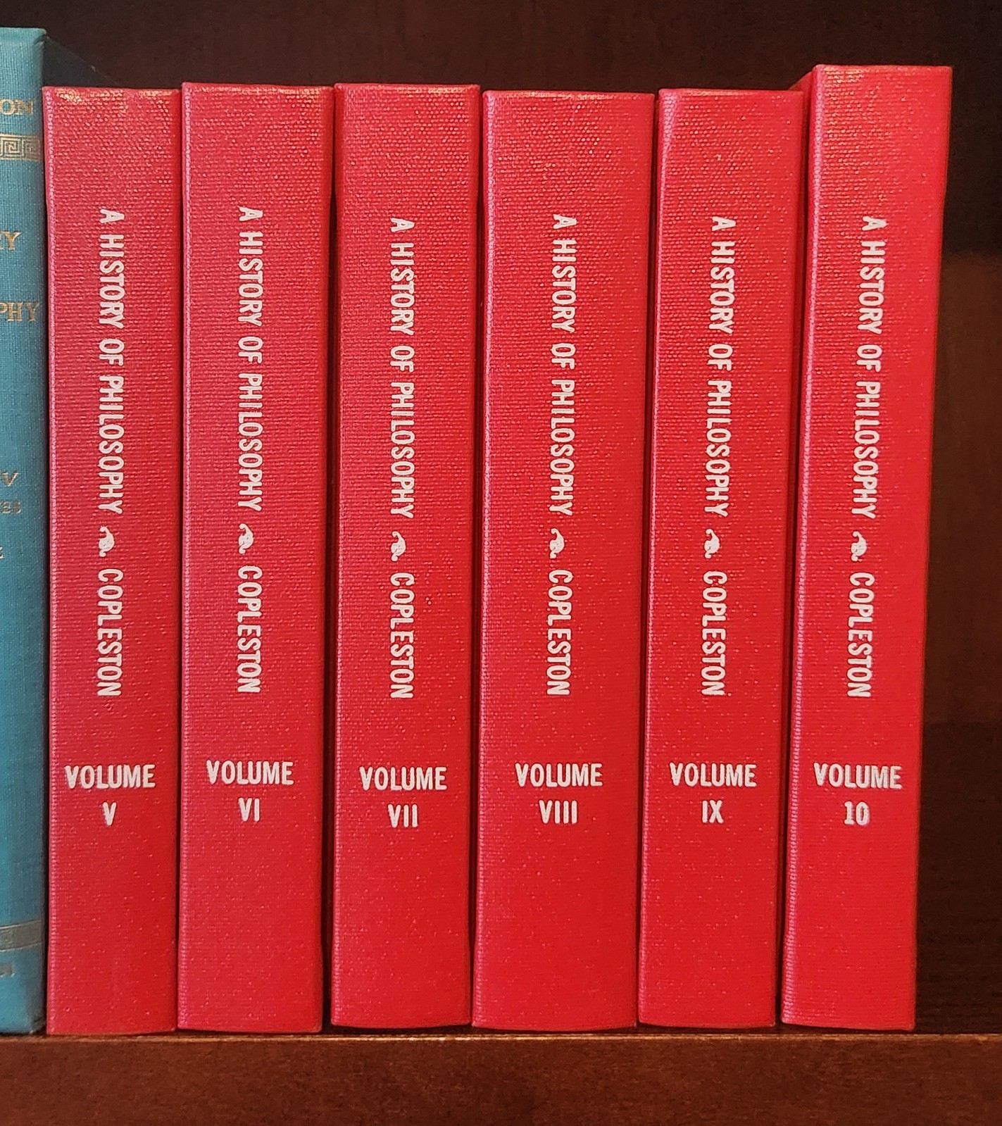 A HISTORY of PHILOSOPHY Frederick Copleston Vol 1-10 SET LOT but Mixed edition