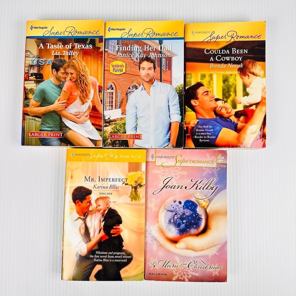 5x Harlequin Super Romance Paperback Books/Novels – Multiple Titles & Authors