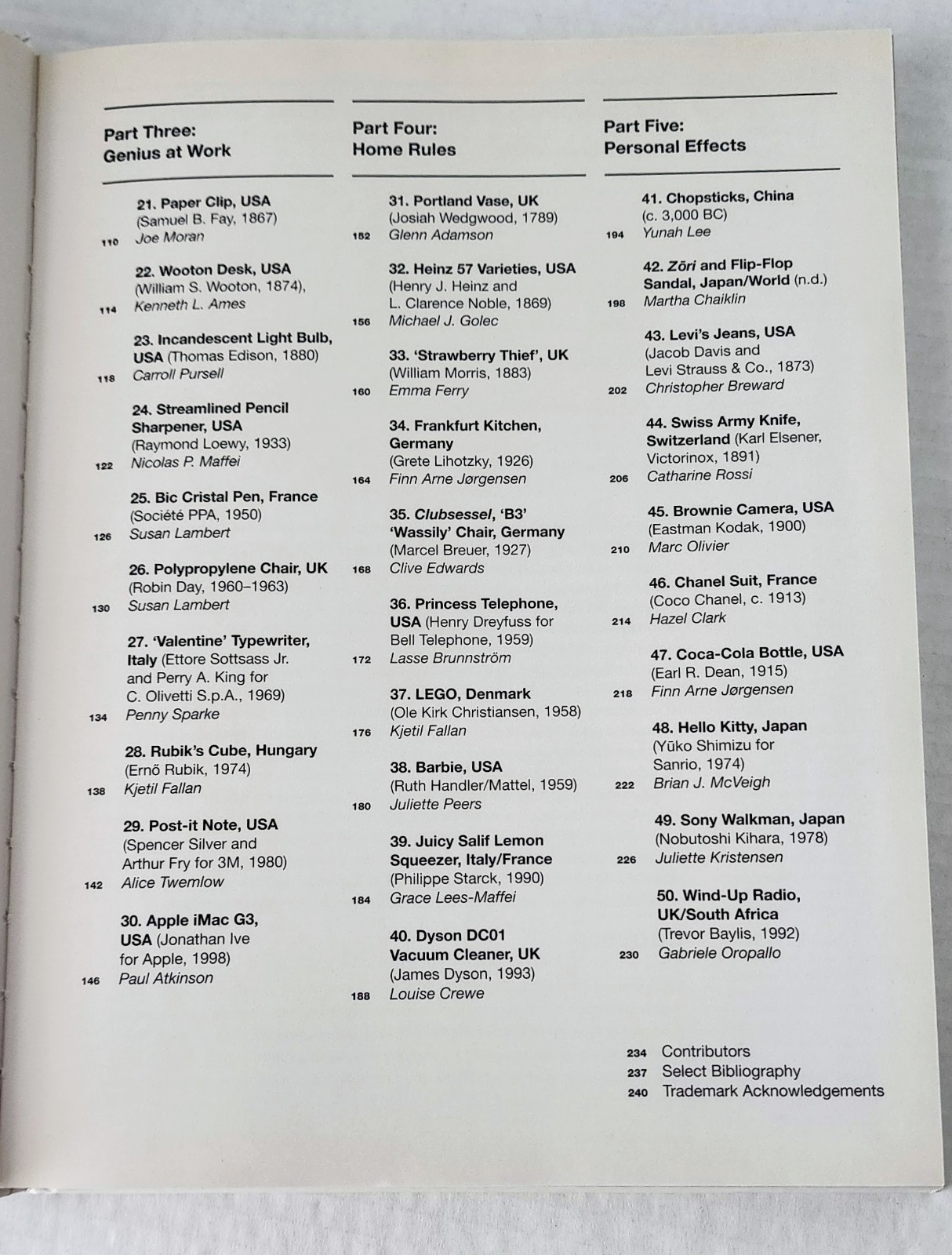 Iconic Designs: 50 Stories About 50 Things HC Grace Lees-Maffei Bloomsbury