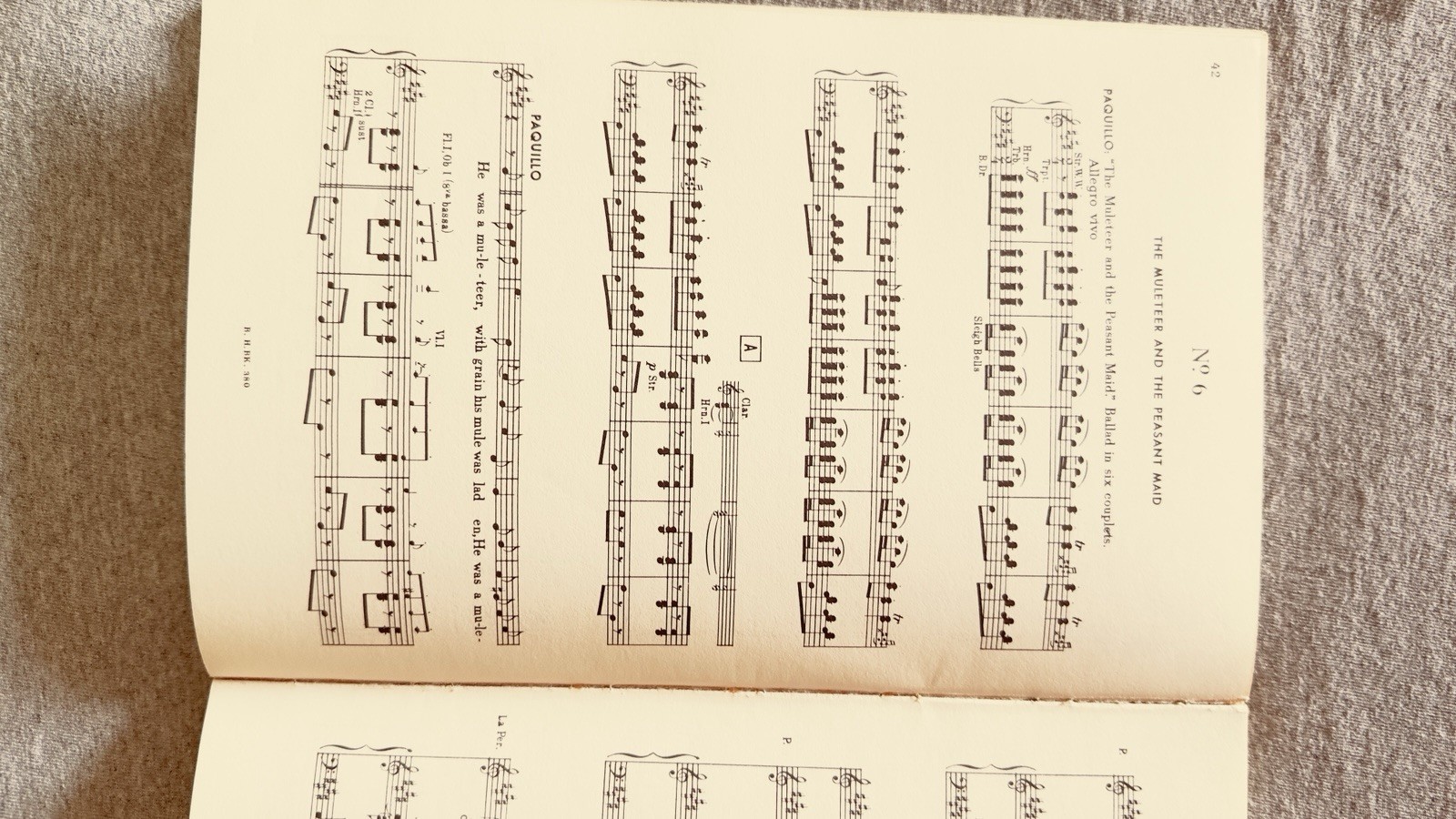 La Perichole Libretto Book Jacques Offenbach Boosey and Hawkes 1957, 241 Pages