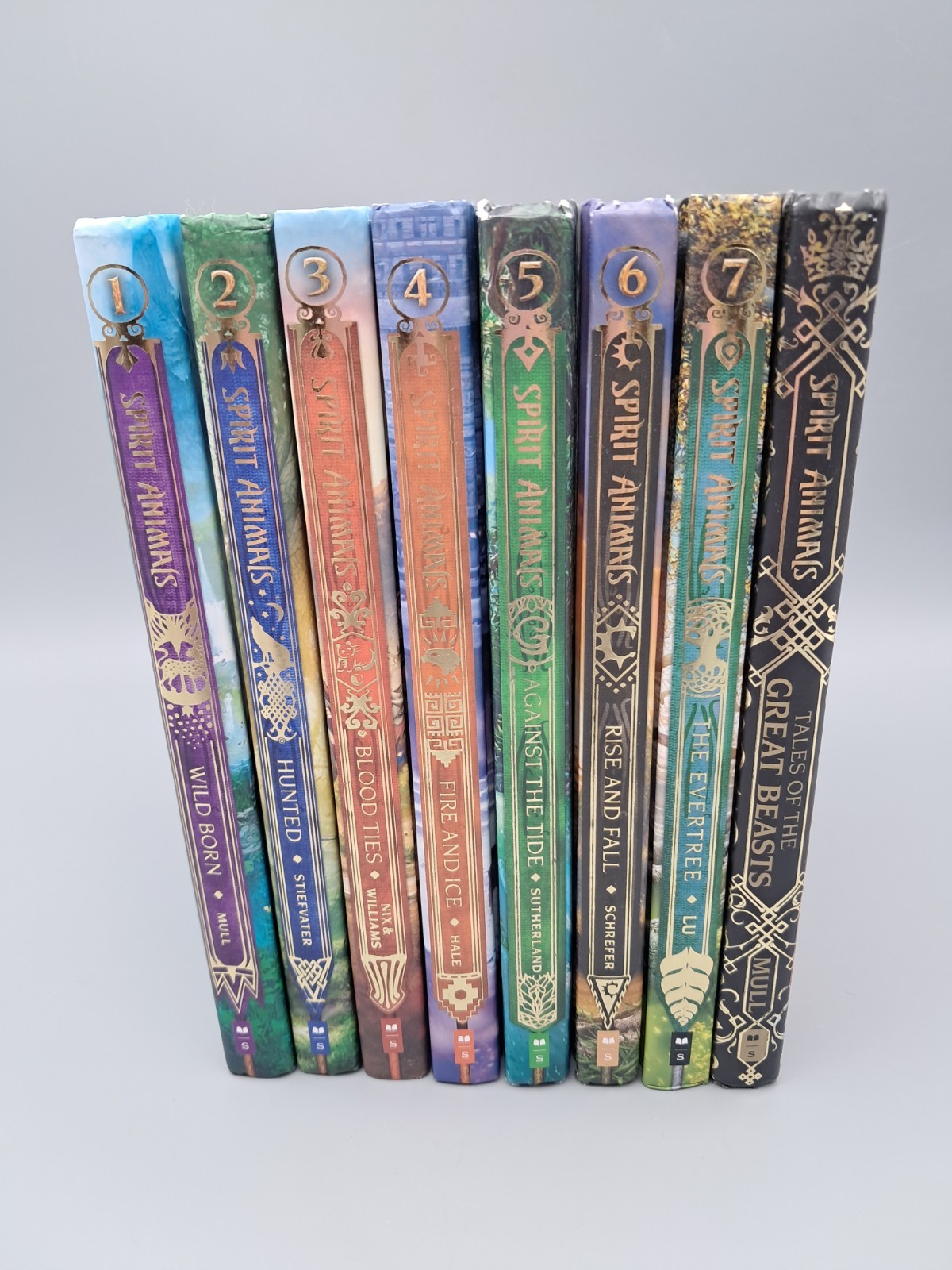 Lot of 8 Hardcover SPIRIT ANIMALS BOOKS Scholastic Series #1-7 in order plus