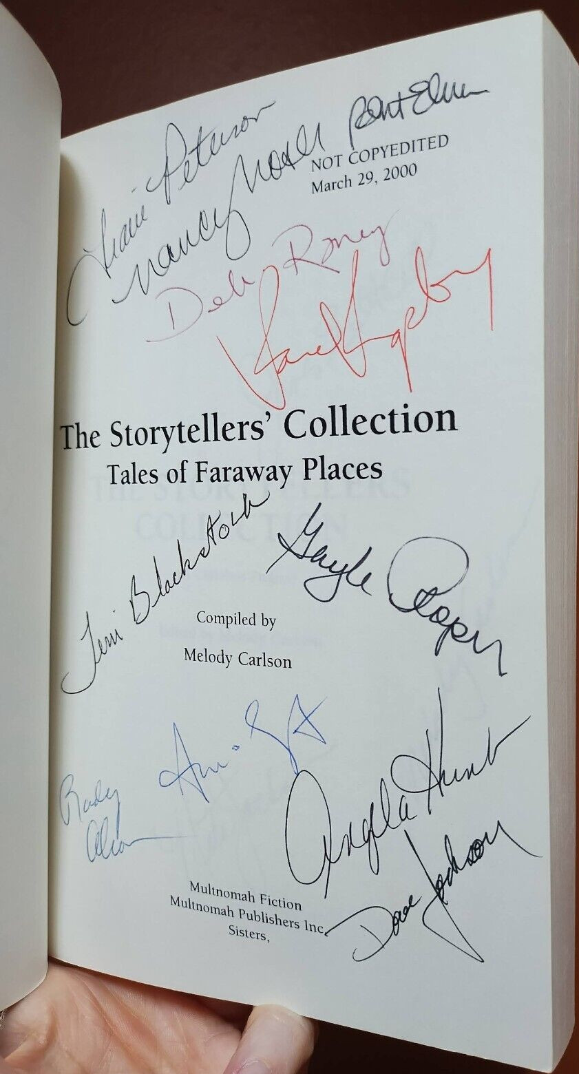 Storytellers Collection ARC Signed 14 Authors Jenkins Blackstock Hunt Alcorn Car