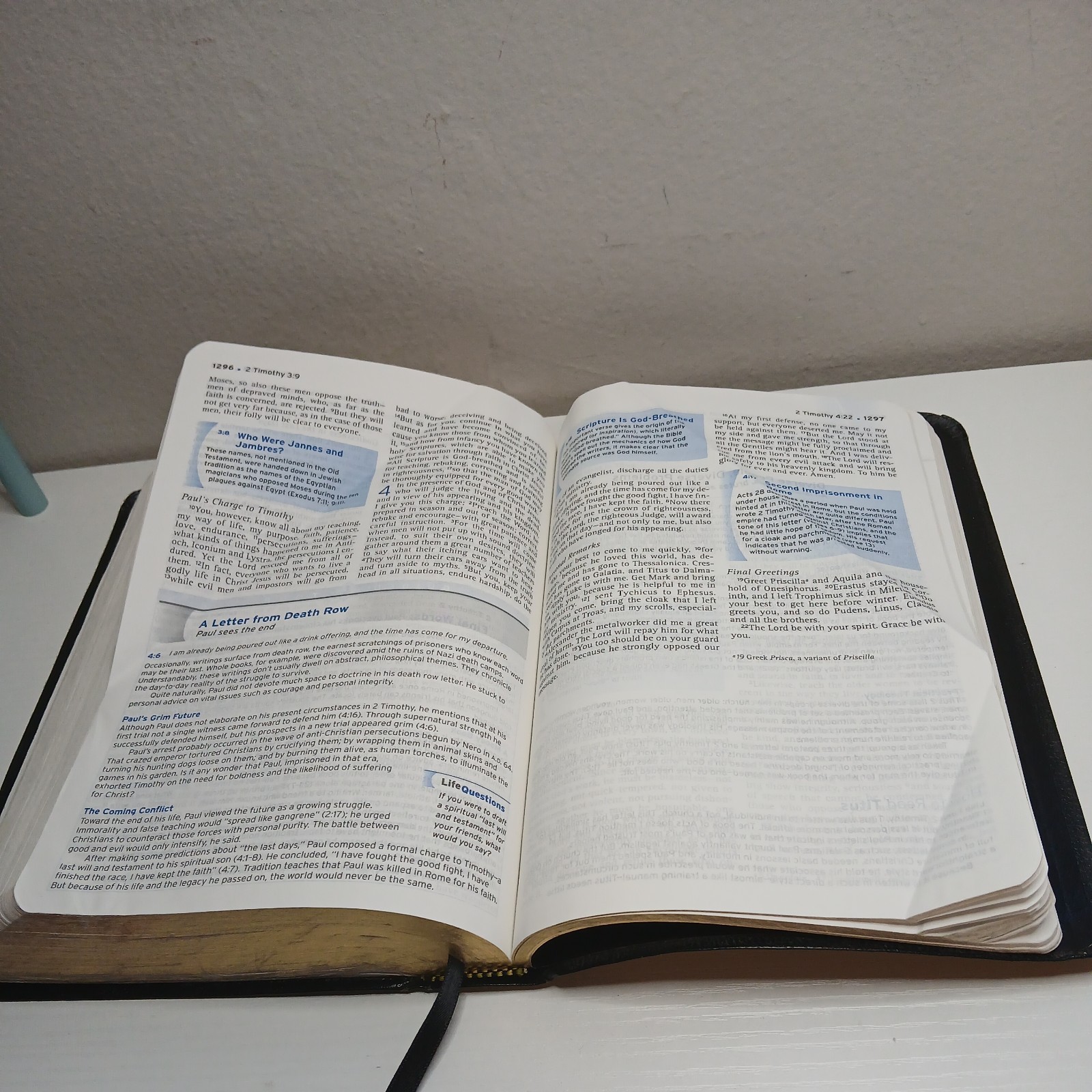 Student Bible NIV Philip Yancey Tim Stafford 2002 Bonded Leather Zondervan