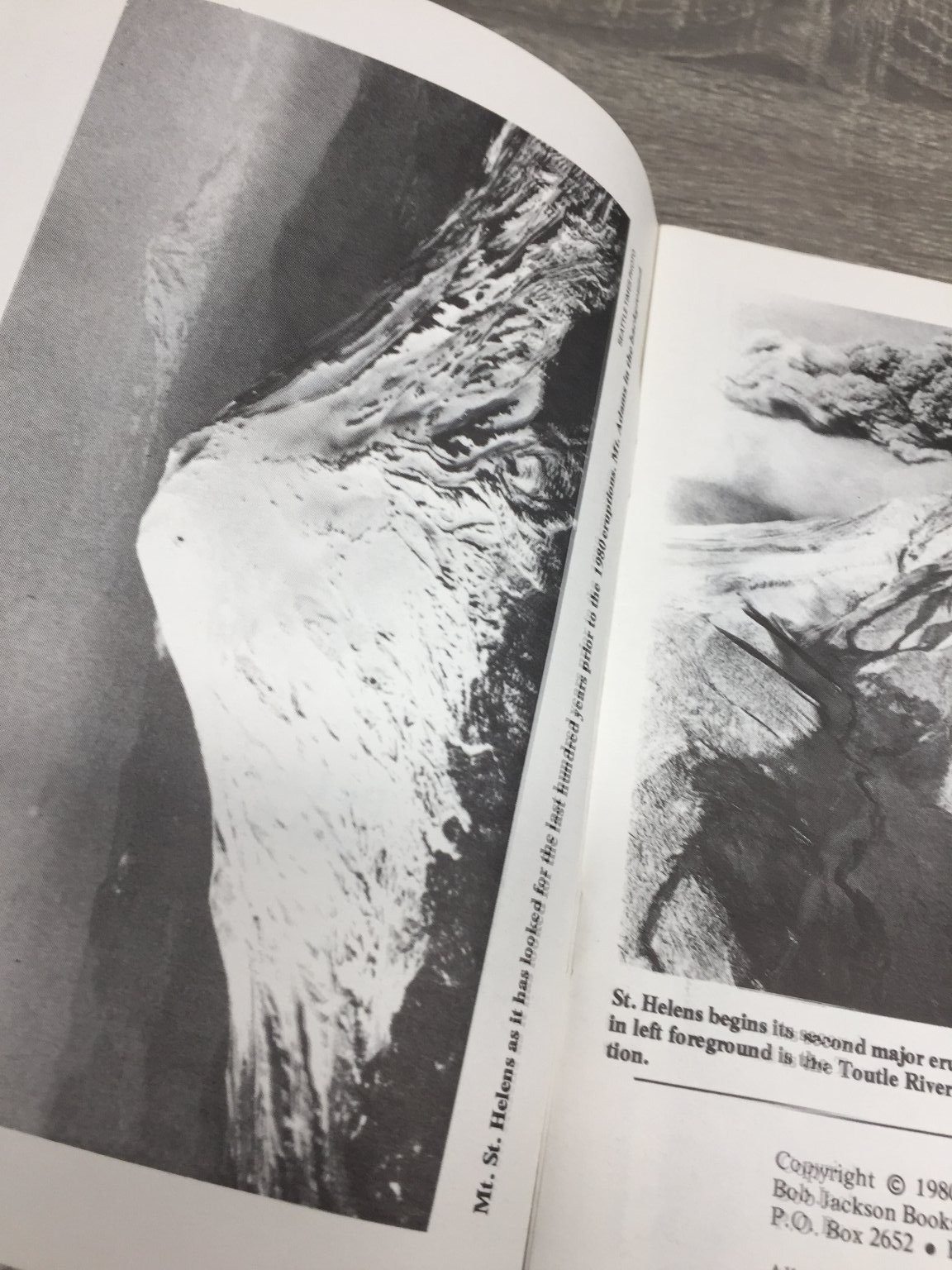 St. Helens! Lanny R. Ream Bob Jackson 1980 1st Ed Volcano Geology Bob Jackson