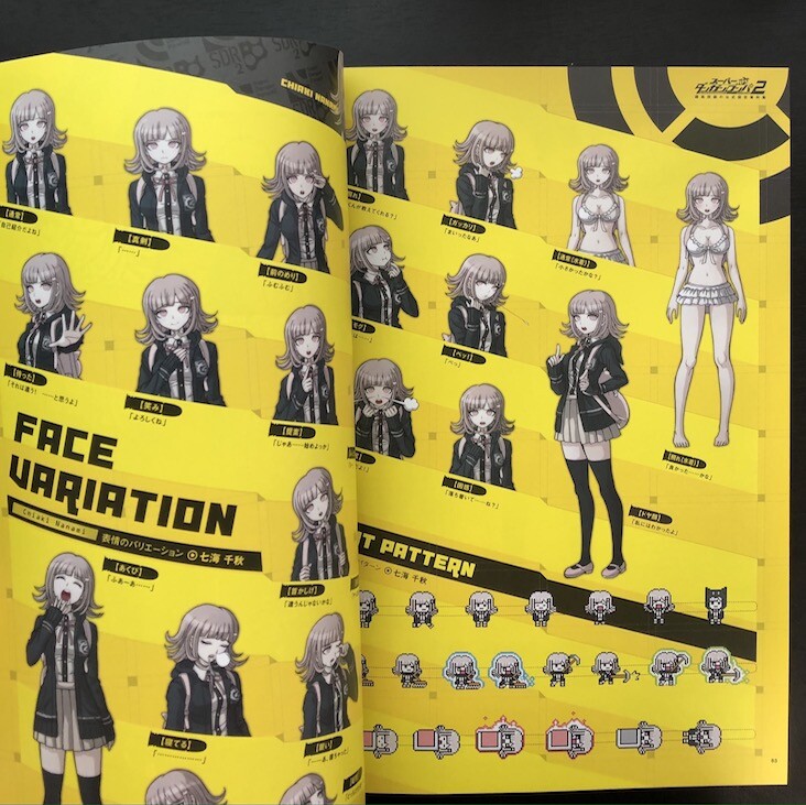 Super Danganronpa 2 Goodbye Despair Official Art Guide Book Illustration Game