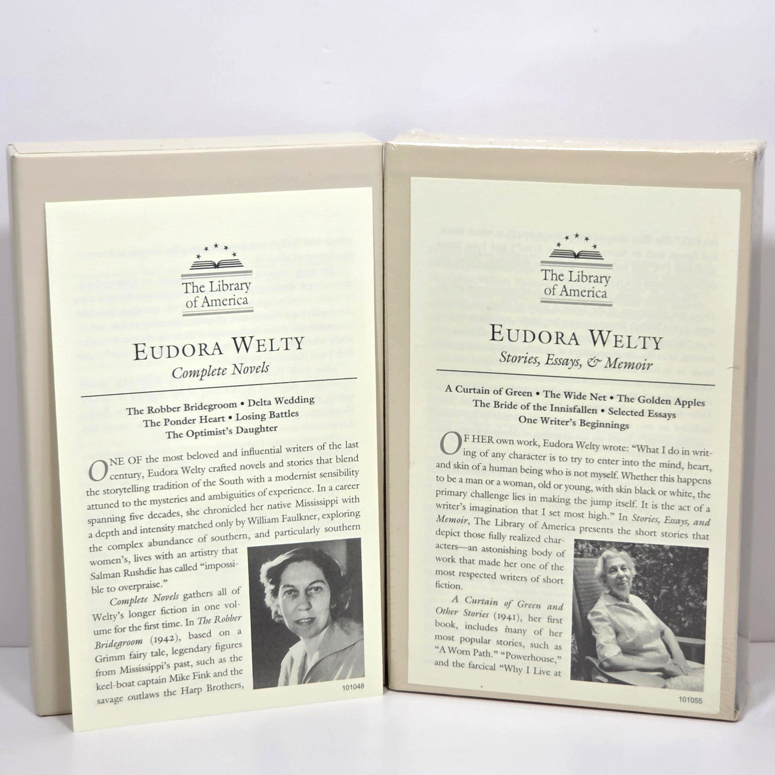 SEALED Eudora Welty Complete Novels Stories Essays Library of America HC 101 102