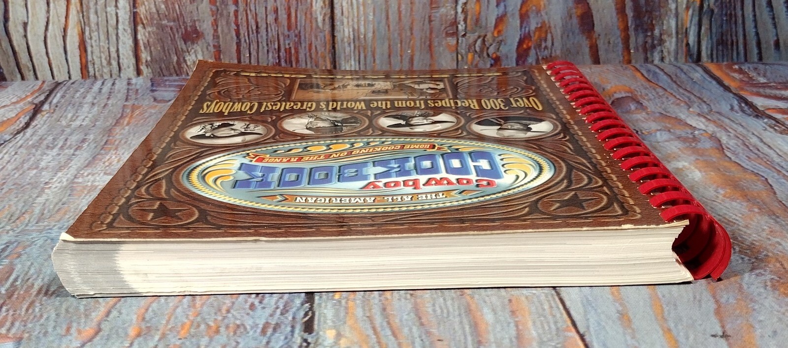 The All-American Cowboy Cookbook by Ken Beck & Jim Clark (1995, Spiral)