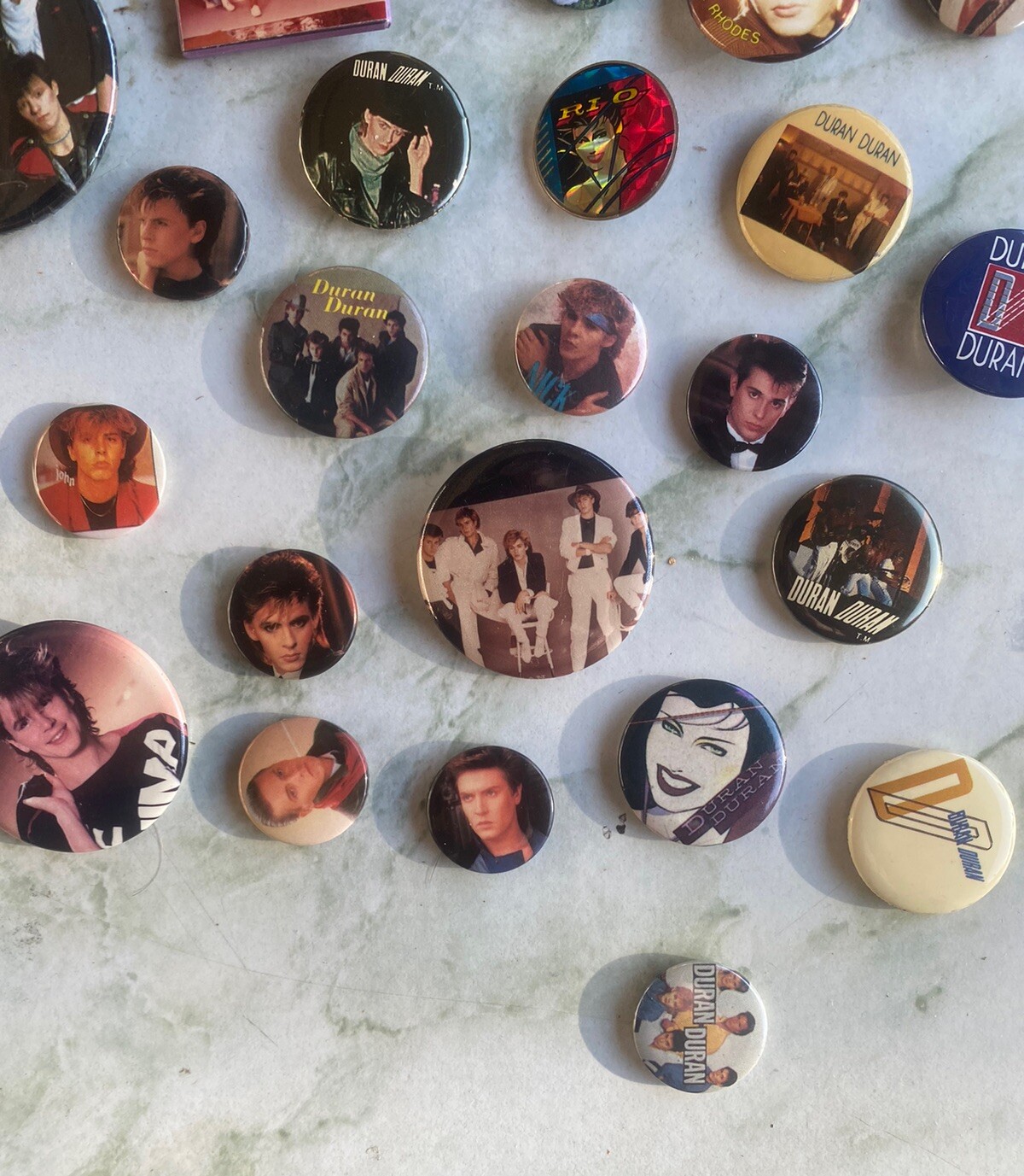 HUGE LOT ~ Duran Duran Memorabilia Books Posters Tourbook Pins Cassettes & More!