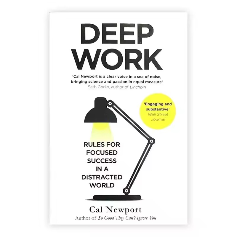 Deep Work English Book By Cal Newport Rules for Focused Success In A Distracted*