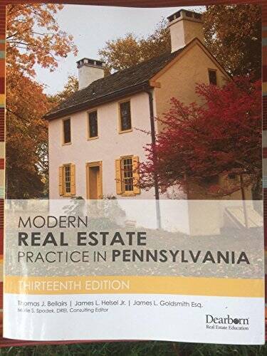 Modern Real Estate Practice In Pennsylvania – Paperback – GOOD