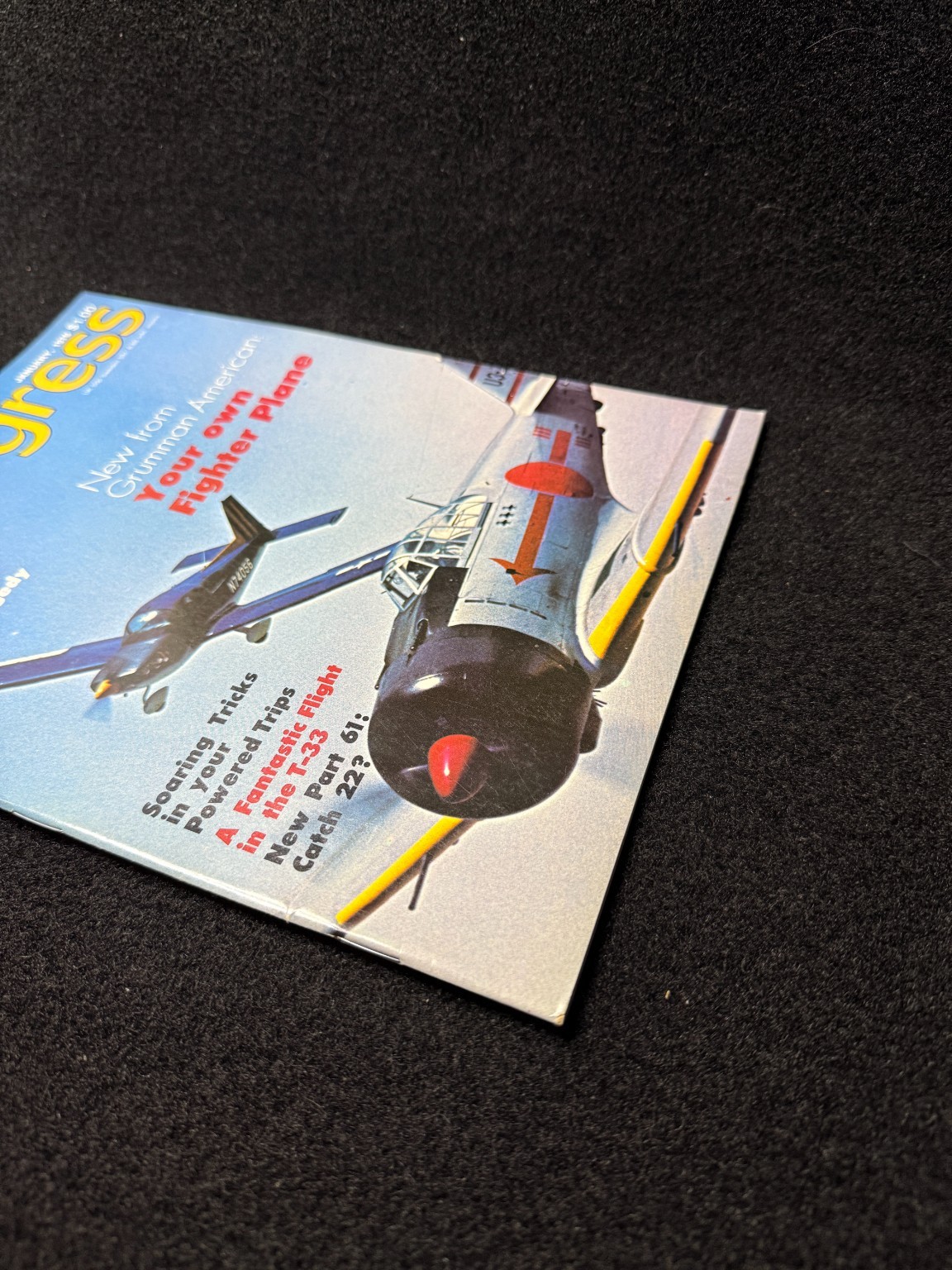 Air Progress January 1976 Aviation Magazine Fighter Planes Grumman American