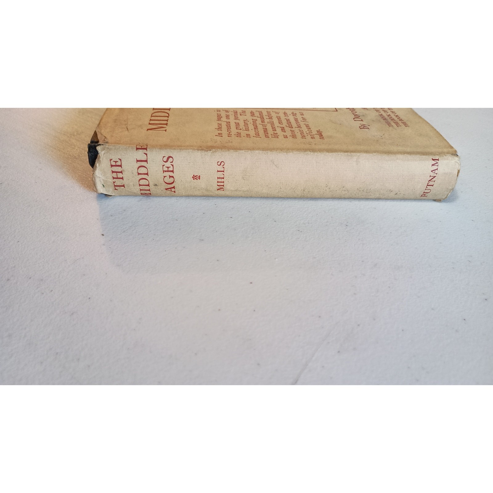 The Middle Ages by Dorothy Mills M A 1935 Antique Hardcover Book