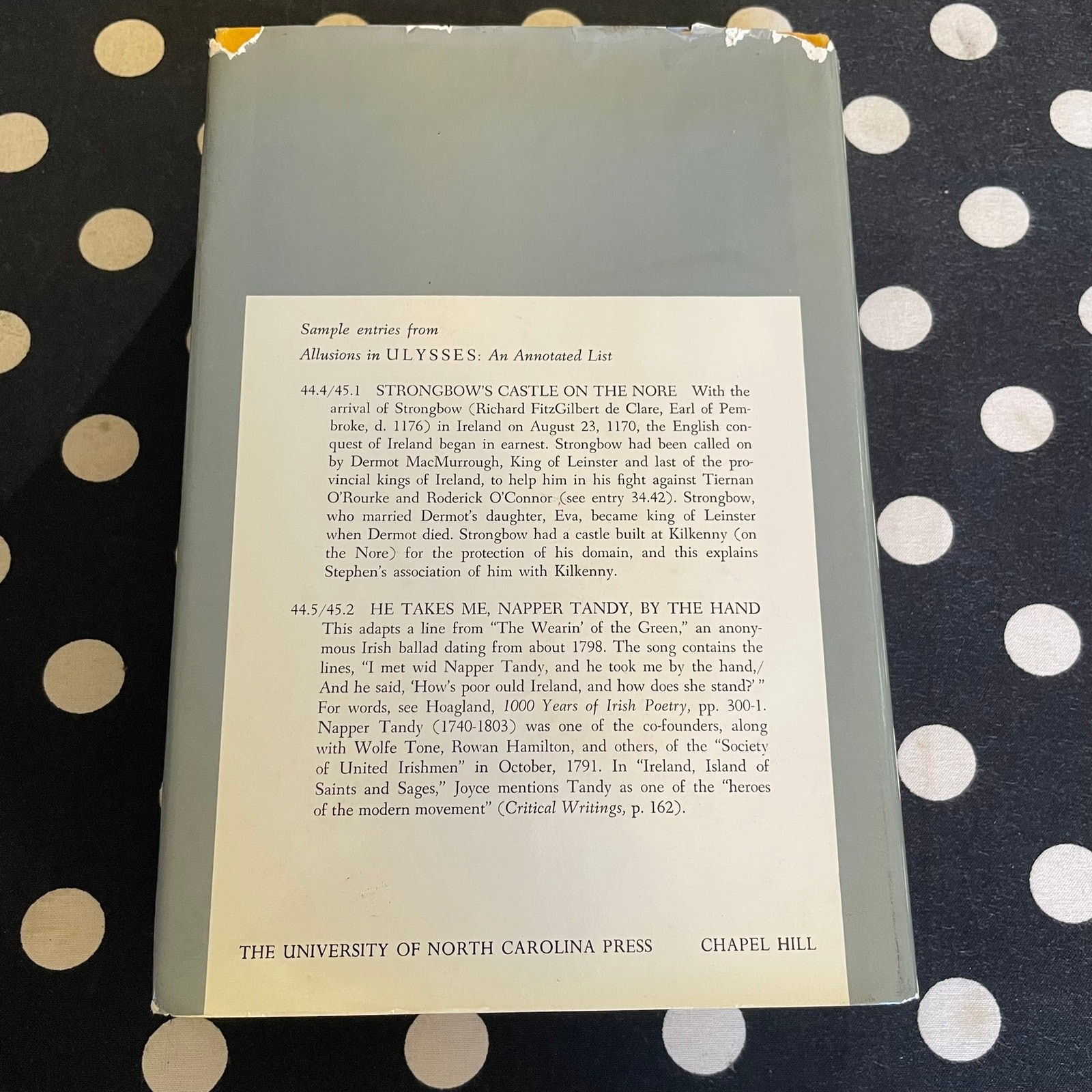 Allusions in Ulysses: An Annotated List by Weldon Thornton 1968 Hardcover 1st Ed