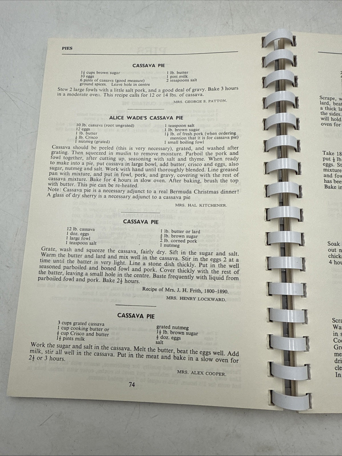 Bermuda’s Best Recipes 1986 13th Edition Spiral Bound 194 Pages 700 Recipes