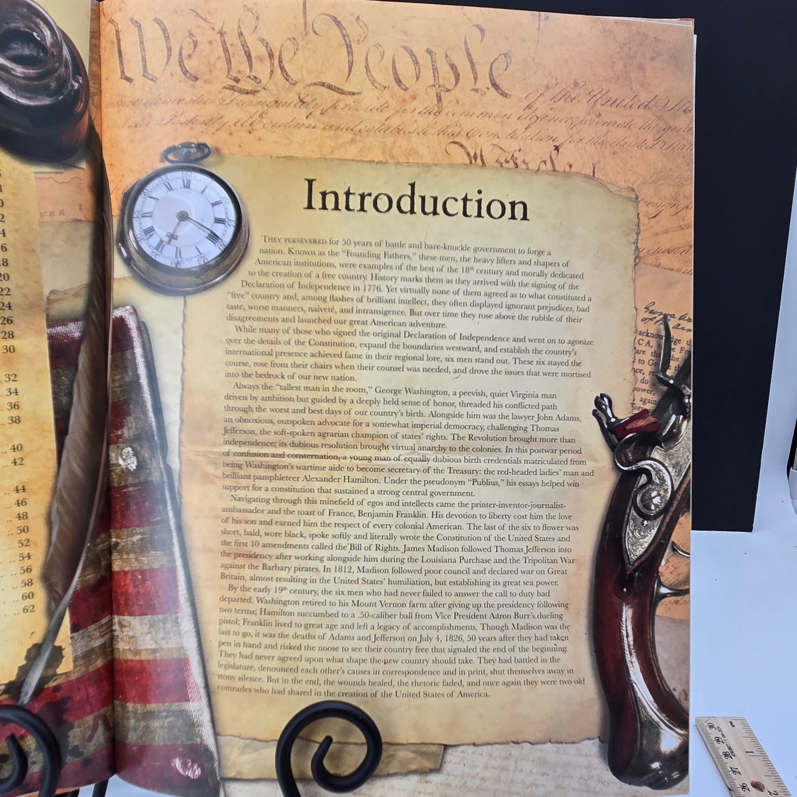 Founding Fathers The Shaping of America Contains Rare Removable Document Copies.