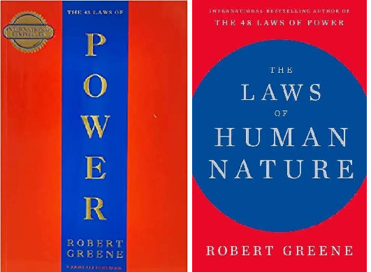 The 48 Laws Of Power & The Laws of Human Nature by Robert Greene ,PB, (Big)