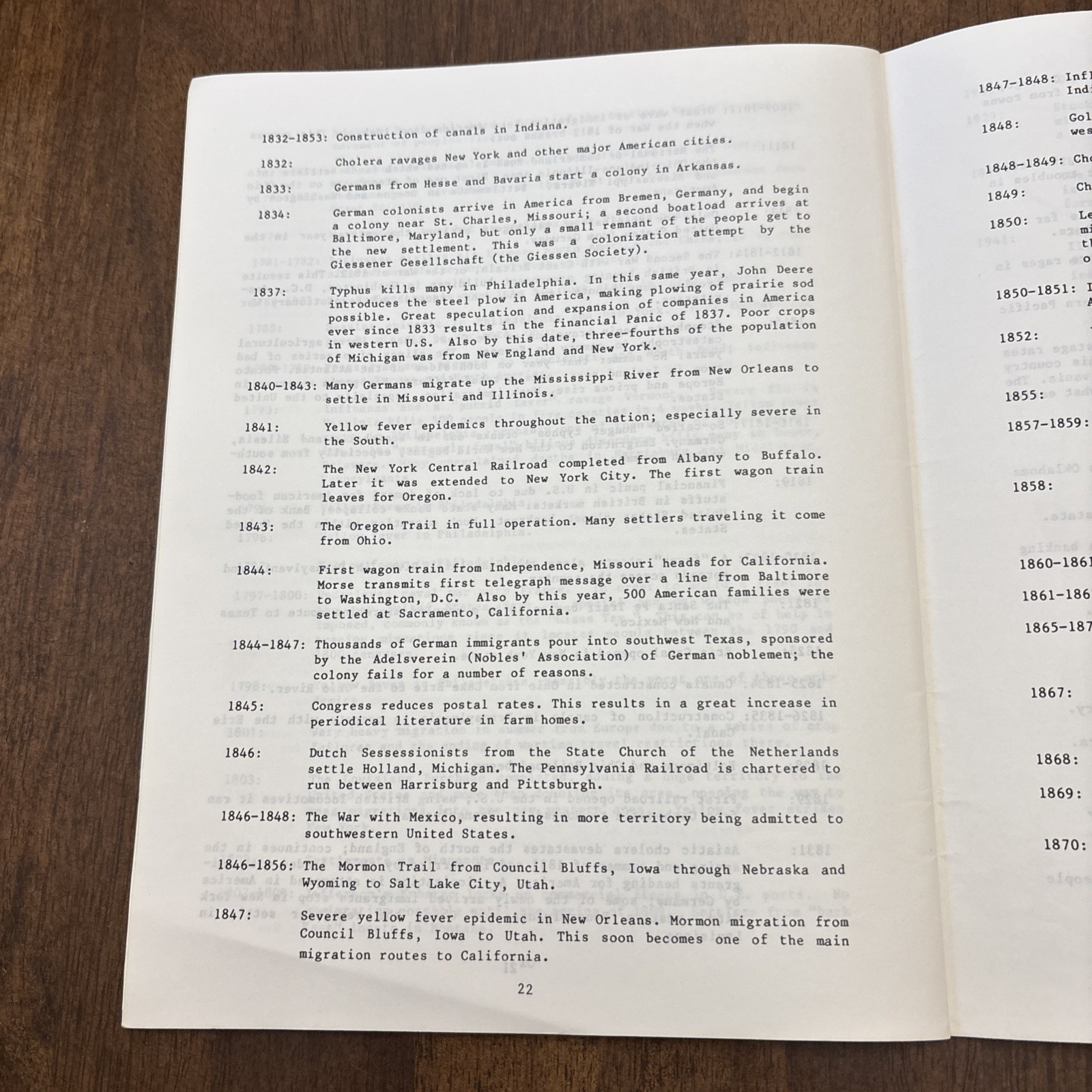 American Migration Guide John H. Heisey 1985 Book History 28 Pages