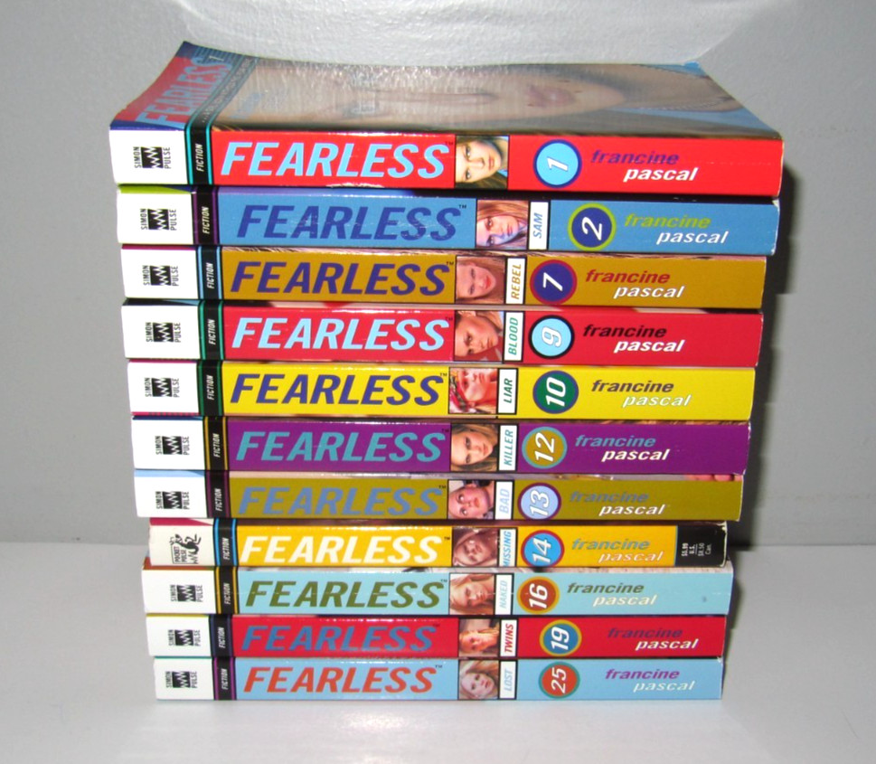 Lot of 11 Fearless books by Francine Pascal PB #1 2 7 9 10 12 13 14 16 19 25