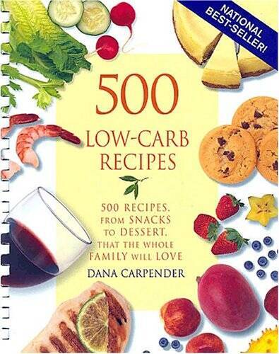500 Low-Carb Recipes – Plastic Comb By Carpender, Dana – VERY GOOD
