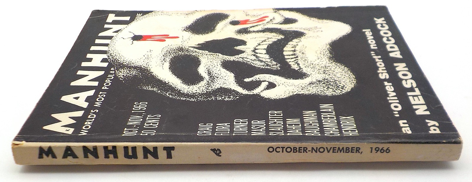 MANHUNT Detective Story Monthly Magazine Oct.-Nov. 1960