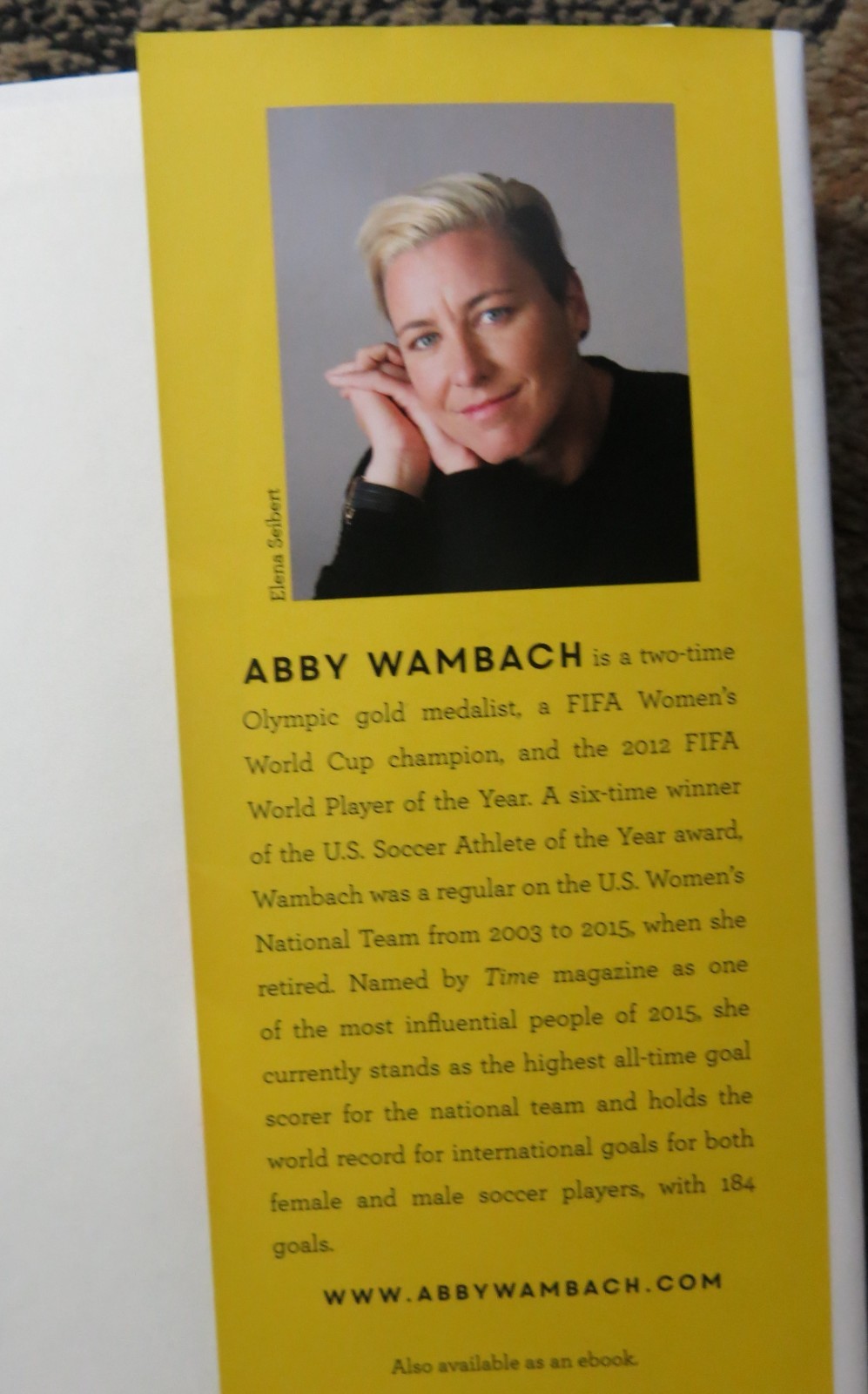 Forward My Story by Abby Wambach – Olympic Gold for Soccer 1st Edition HB