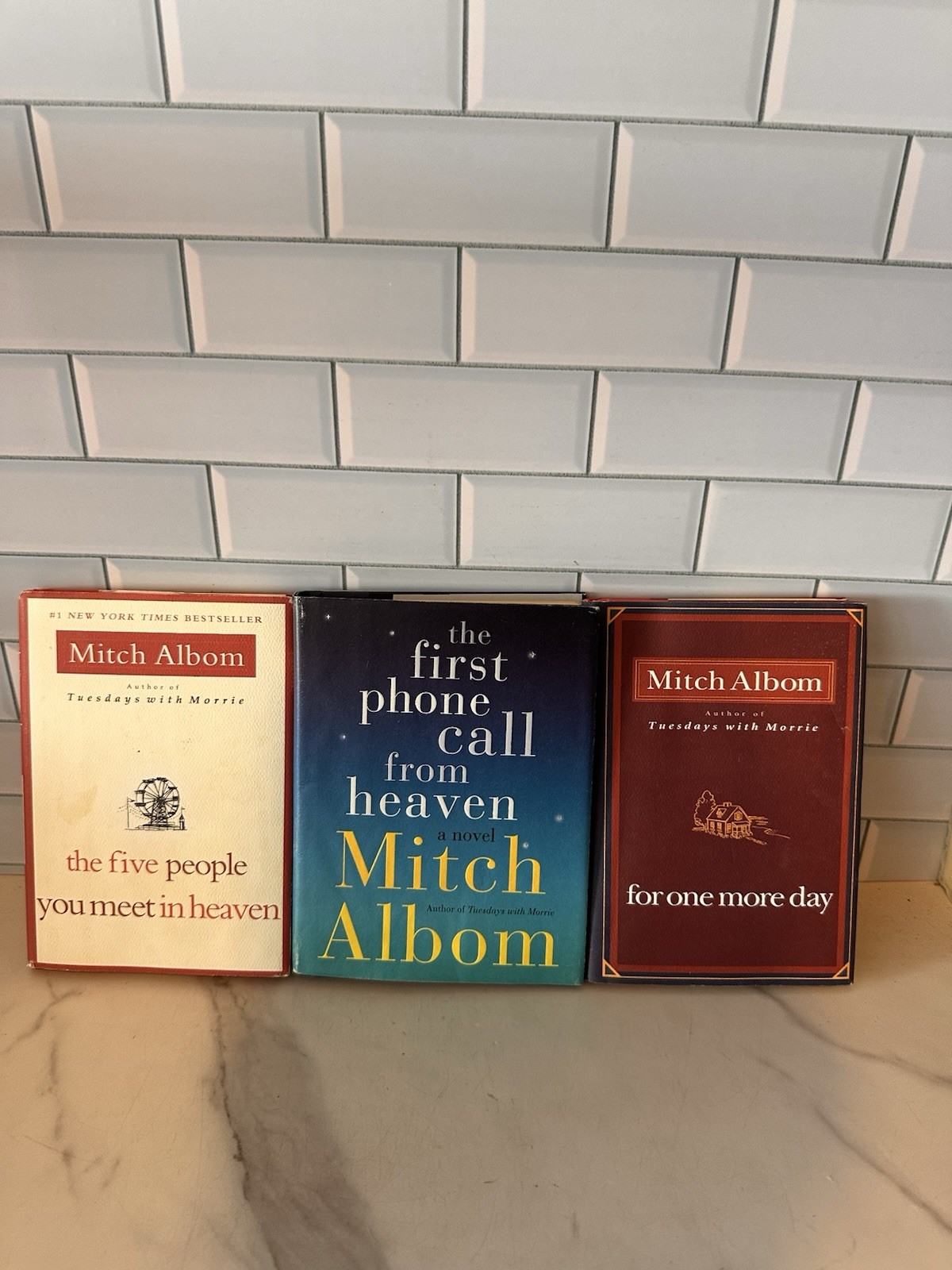 Lot of 3 by Mitch Albom Books Hardcover