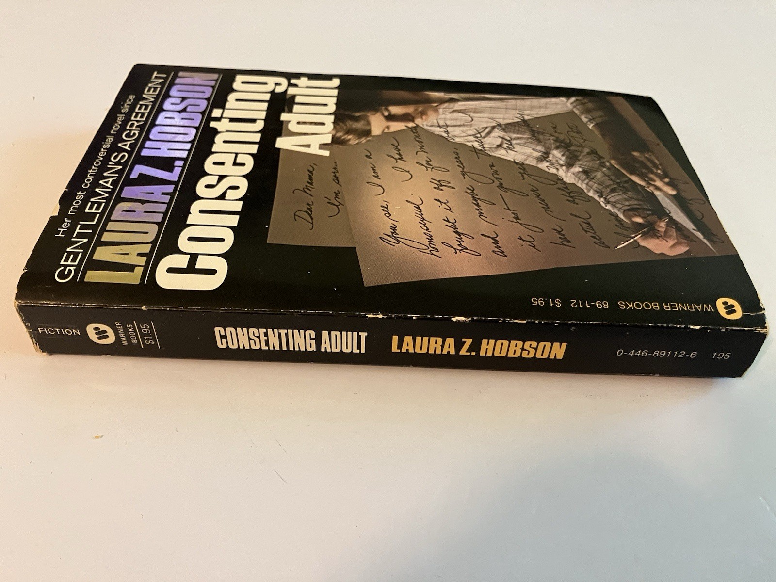 CONSENTING ADULT LAURA Z. HOBSON PB WARNER BOOKS 1976 LGBTQ PSYCHOLOGY FAMILY