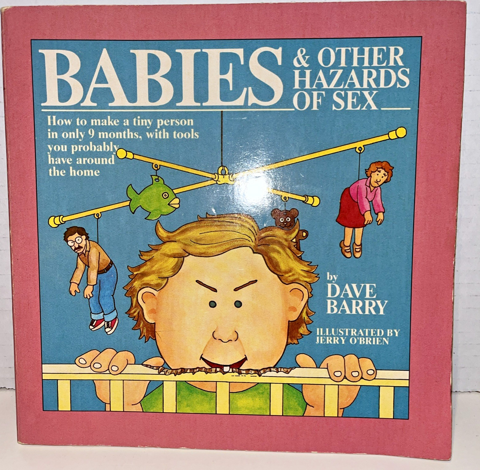 Signed Dave Barry Babies & Other Hazards 1984 Collection Of Humor Essays Comedy