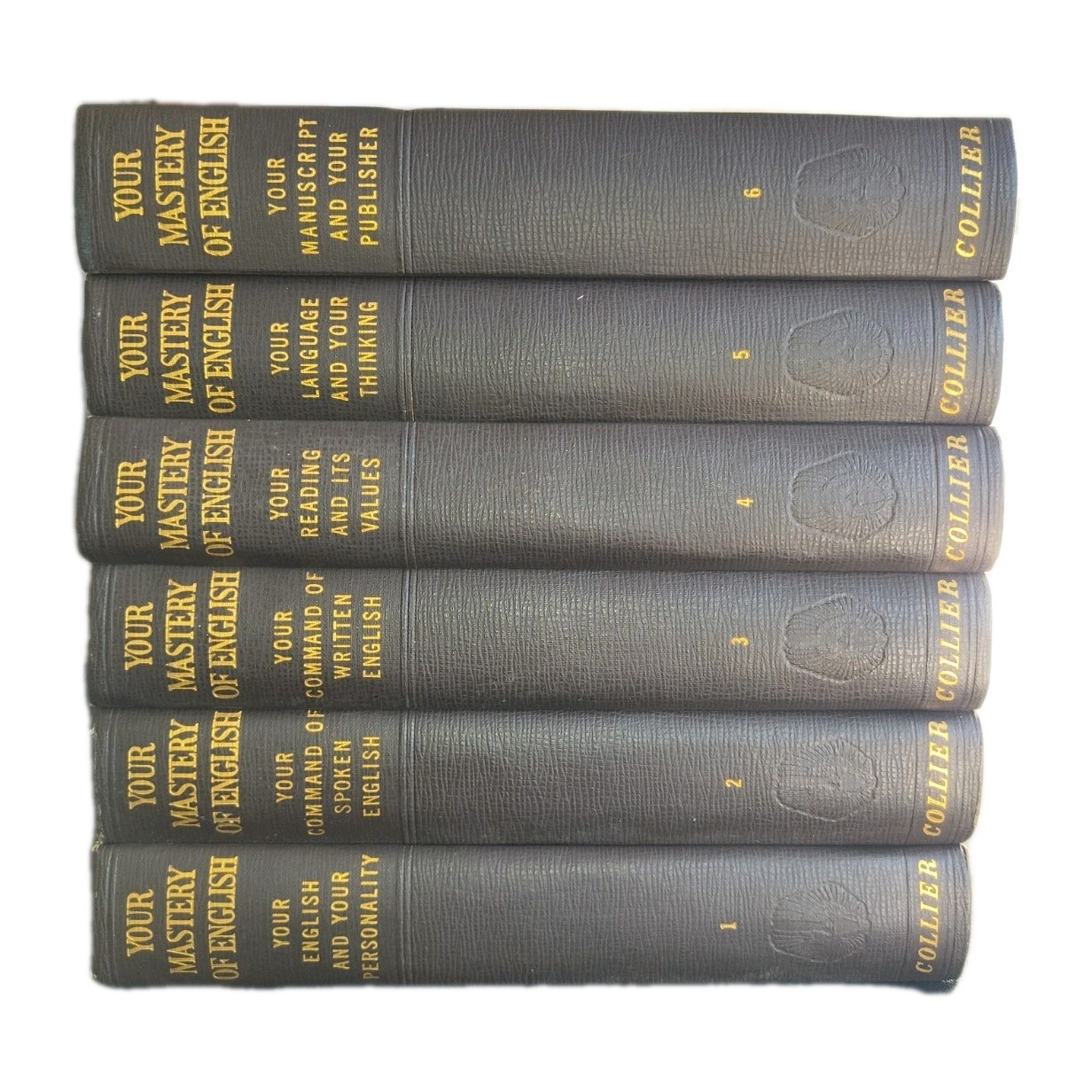 Your Mastery of English by Charles Swain Thomas Collier Complete Set Decor