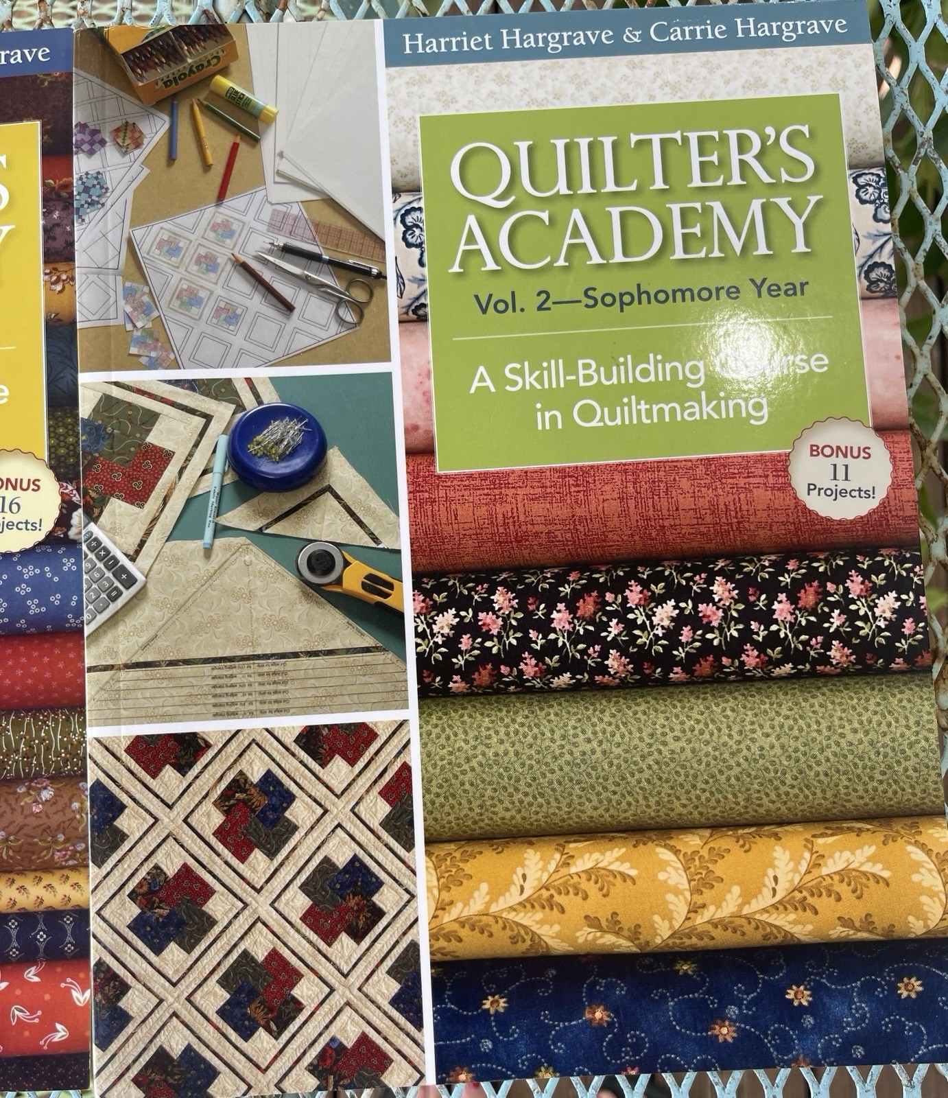 Quilter’s Academy Vol 1 2 3 Hargrave Quiltmaking Quilting Quilt Teach