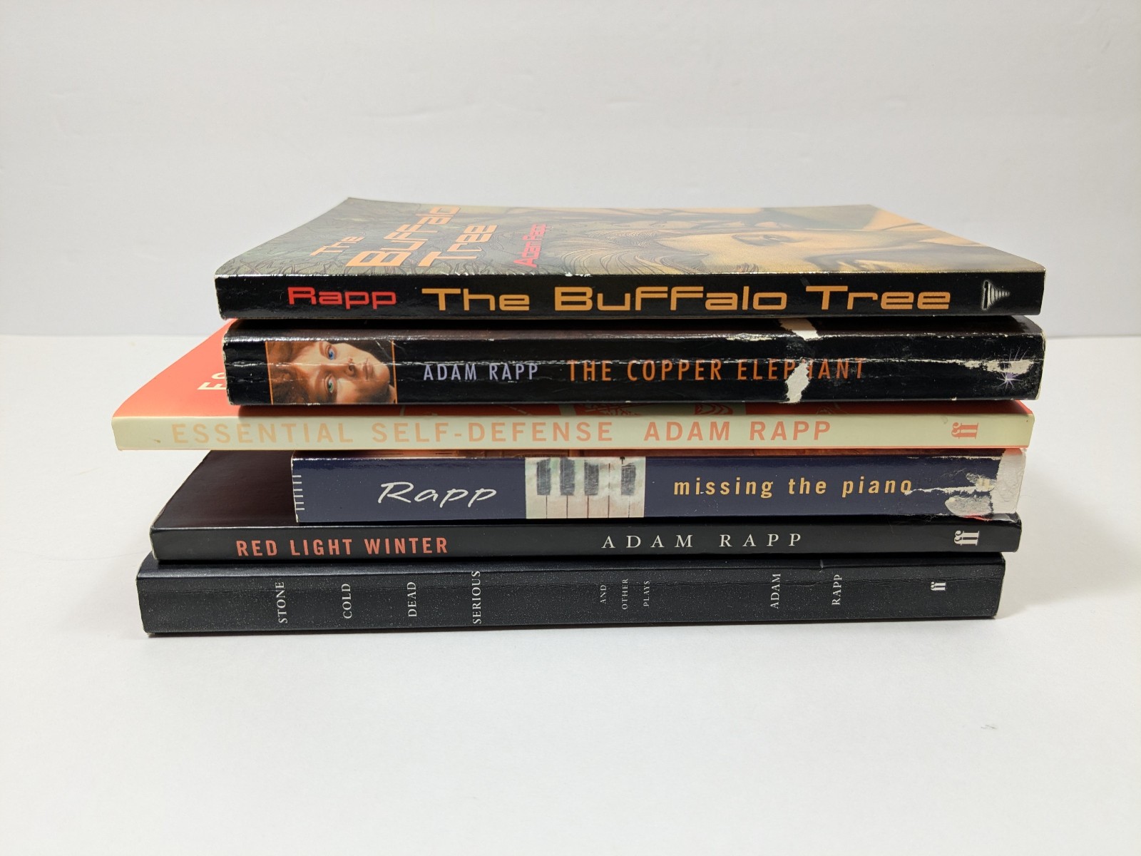 Adam Rapp Book Lot 6 Paperbacks YA Fiction Plays 1990s 2000s Y2K Young Adult