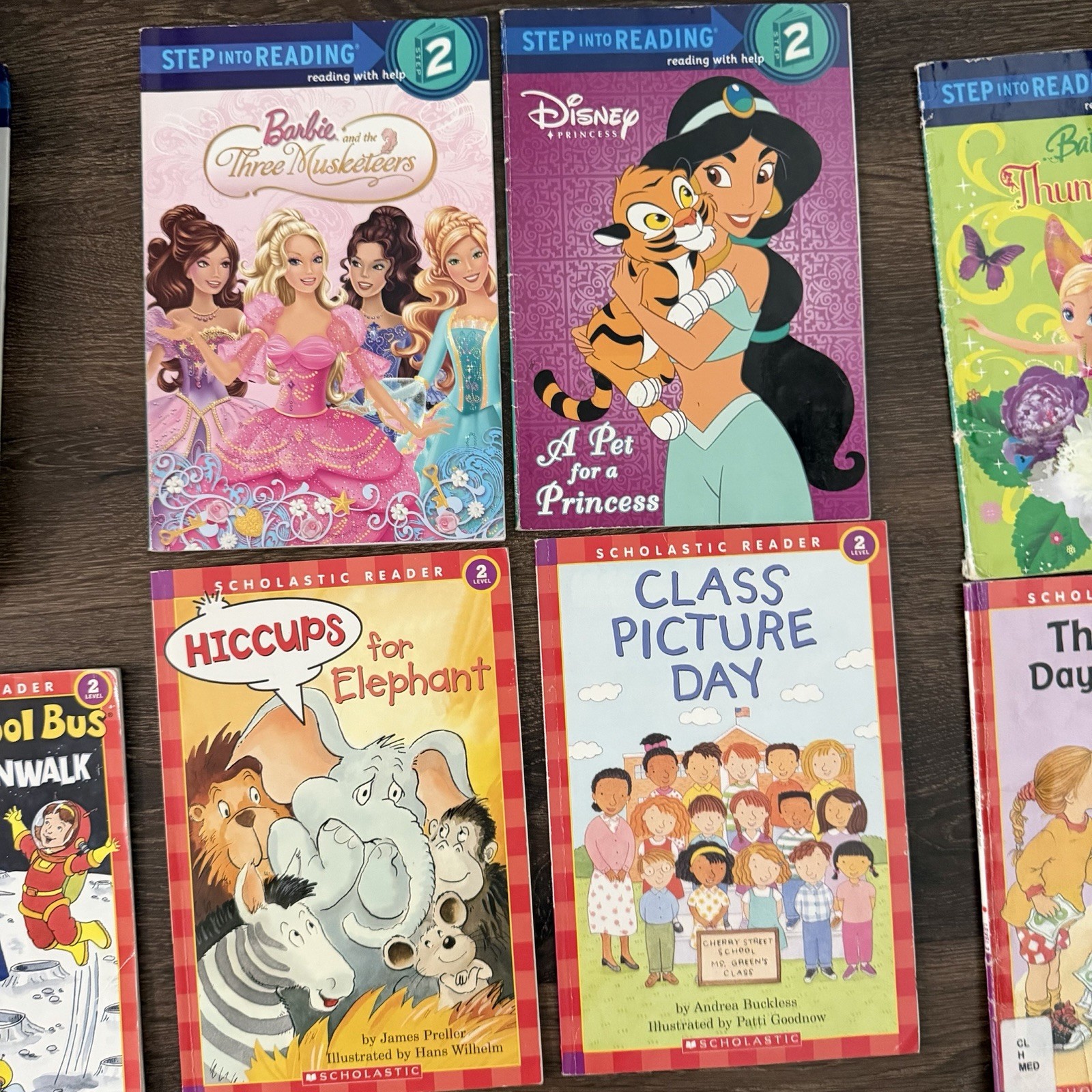 30 Level 2 Girl Readers Lot Disney Barbie I Can Read Step Into Reading Books