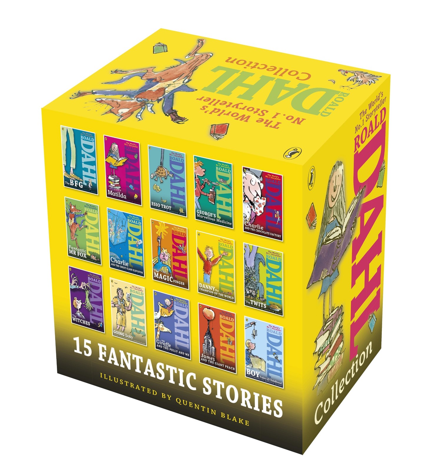Roald Dahl Collection – 15 Paperback Book Boxed Set