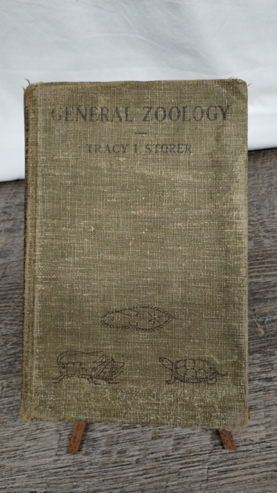 Old 1943 GENERAL ZOOLOGY Book ANIMALS ILLUSTRATED FISH MAMMALS BIRDS BIOLOGY