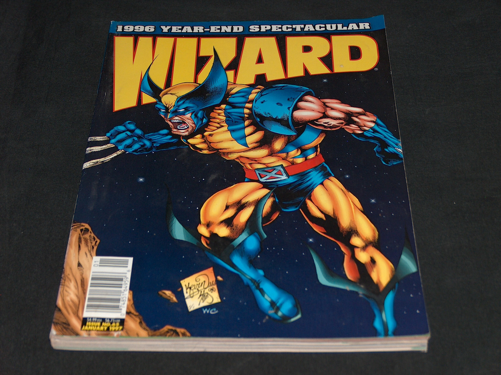 WIZARD January 1997 #65 Magazine Wolverine 1996 Year End Big Momma Issue VG