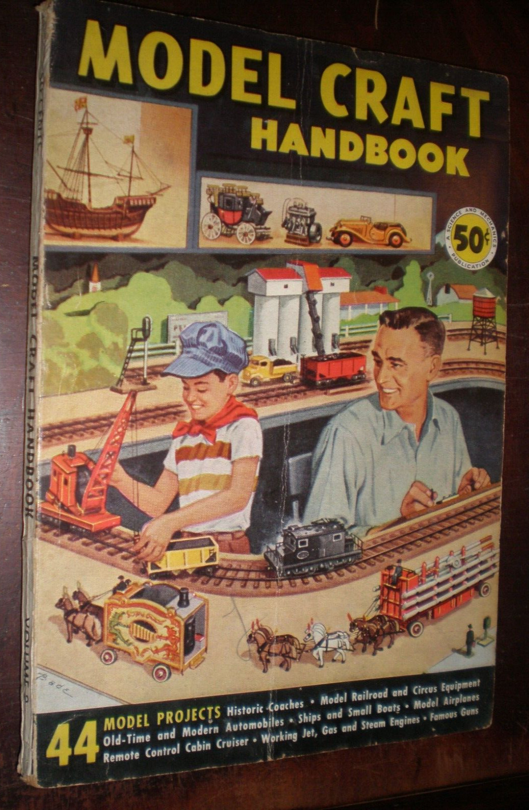 MODEL CRAFT HANDBOOK VOLUME 2 1952 192 PAGES GOOD