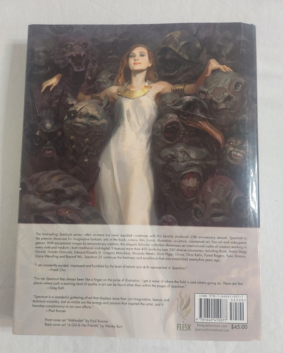 Spectrum 21-25 Art Book Lot HC Fantasy Sci-Fi Illustration John Fleskes