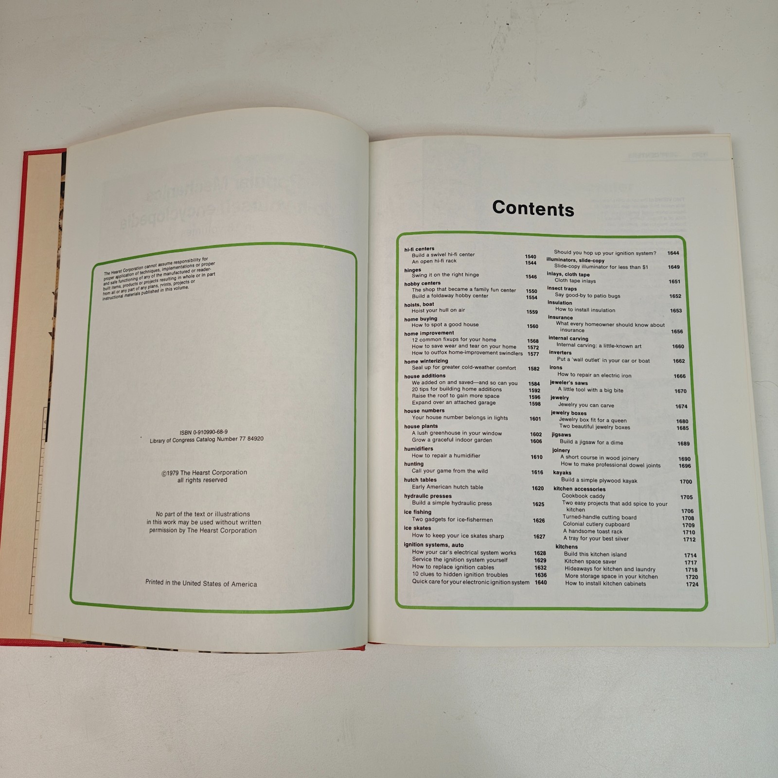 Popular Mechanics Do It Yourself Encyclopedia VTG 1979 volumes 1 to 18
