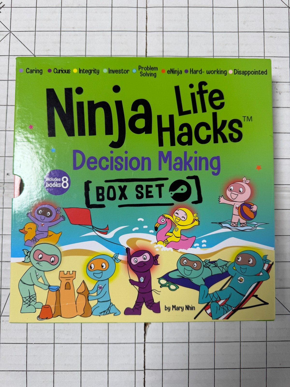 Ninja Life Hacks Decision Making Box Set by Mary Nhin Books 57 to 64 Lot of 8