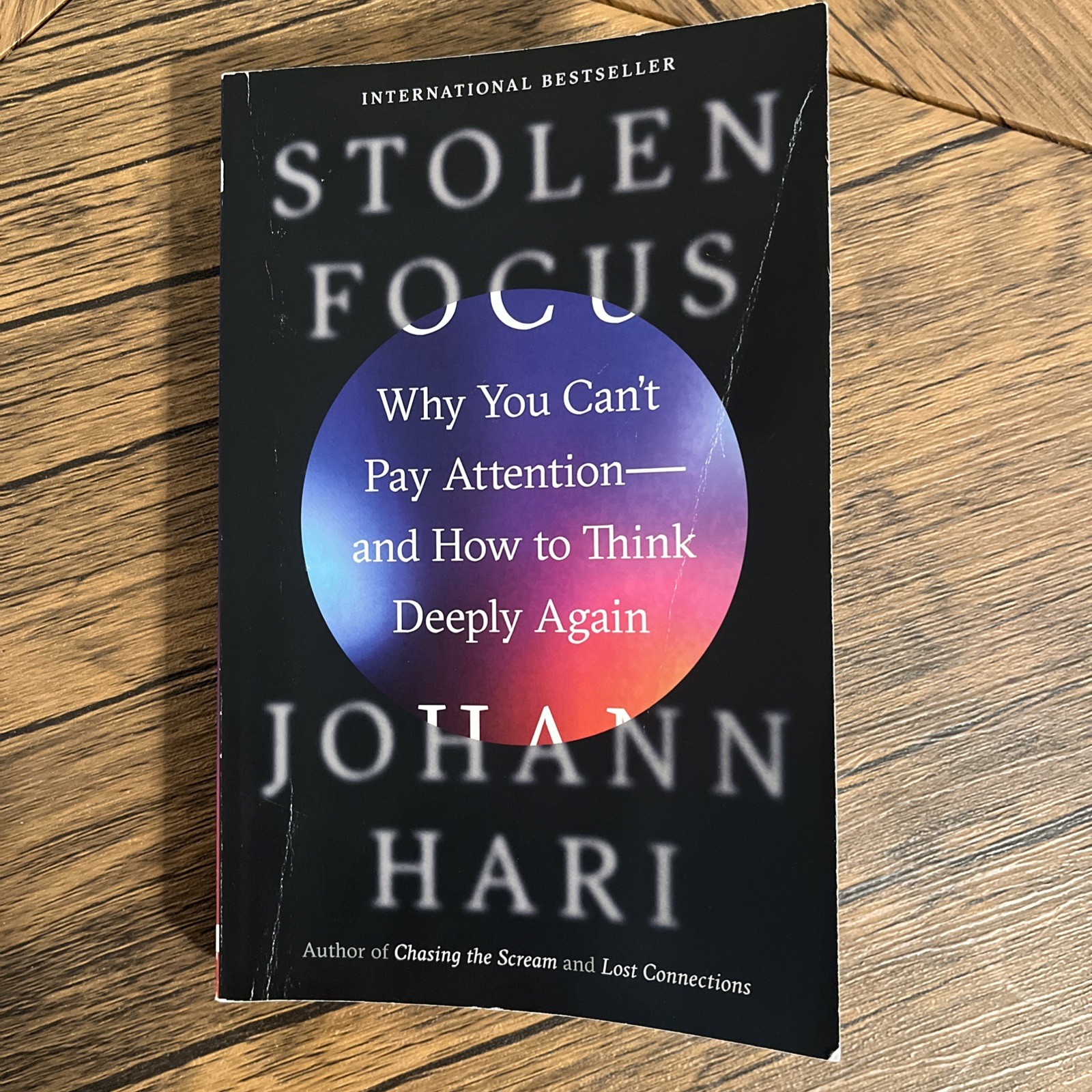 Stolen Focus Why You Cant Pay Attention & How to Think Deeply Again Johann Hari