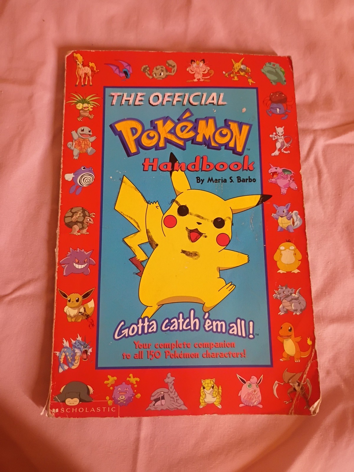 The Official Vintage Pokemon Handbook by Maria S. Barbo 1999 1st Scholastic Edit